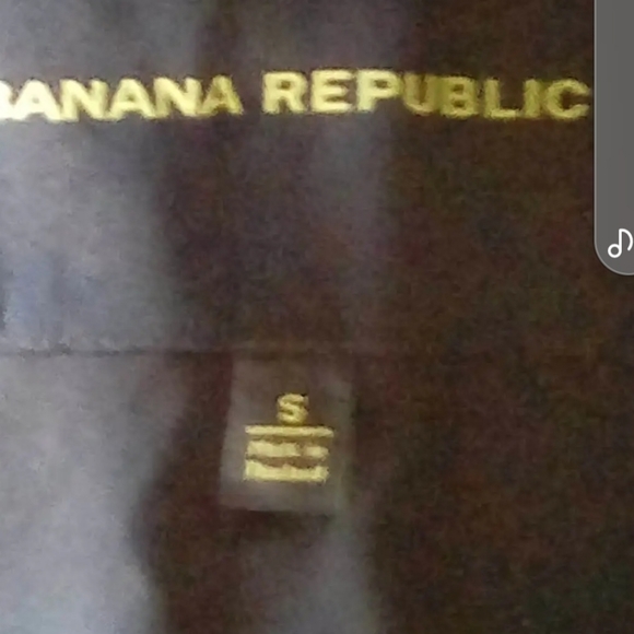 Small Banana Republic Spring Lightweight Navy Peacoat Yellow Lining $175 - Picture 3 of 3